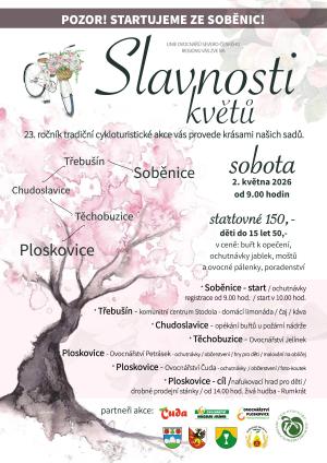 cykloturistická akce v sadech